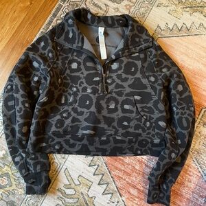 Lululemon Scuba Oversized Funnel Neck half zip